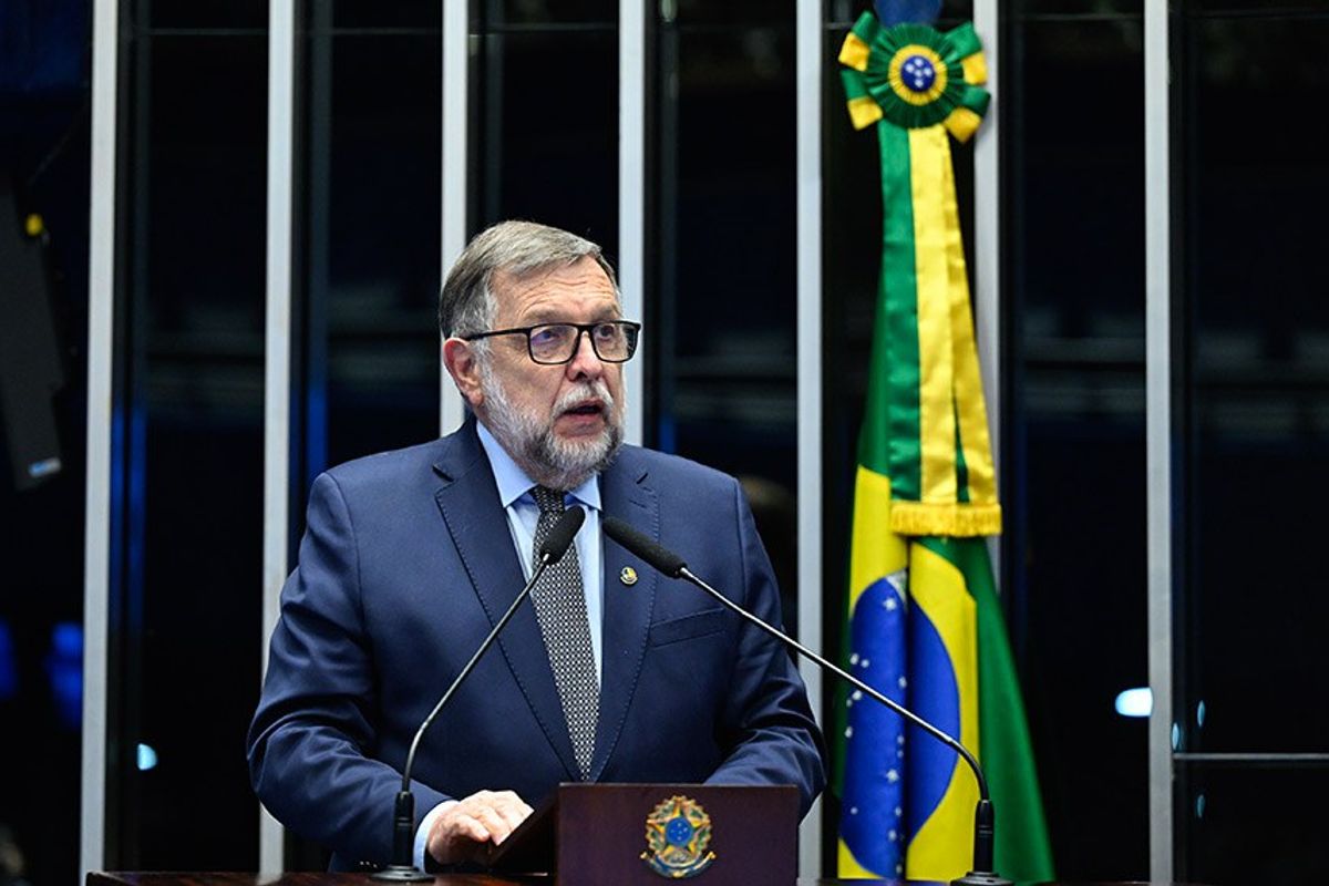 Senador Flávio Arns (PSB-PR), autor do projeto de lei que cria o Sistema Nacional De Educação. Foto: Marcos Oliveira / Agência Senado