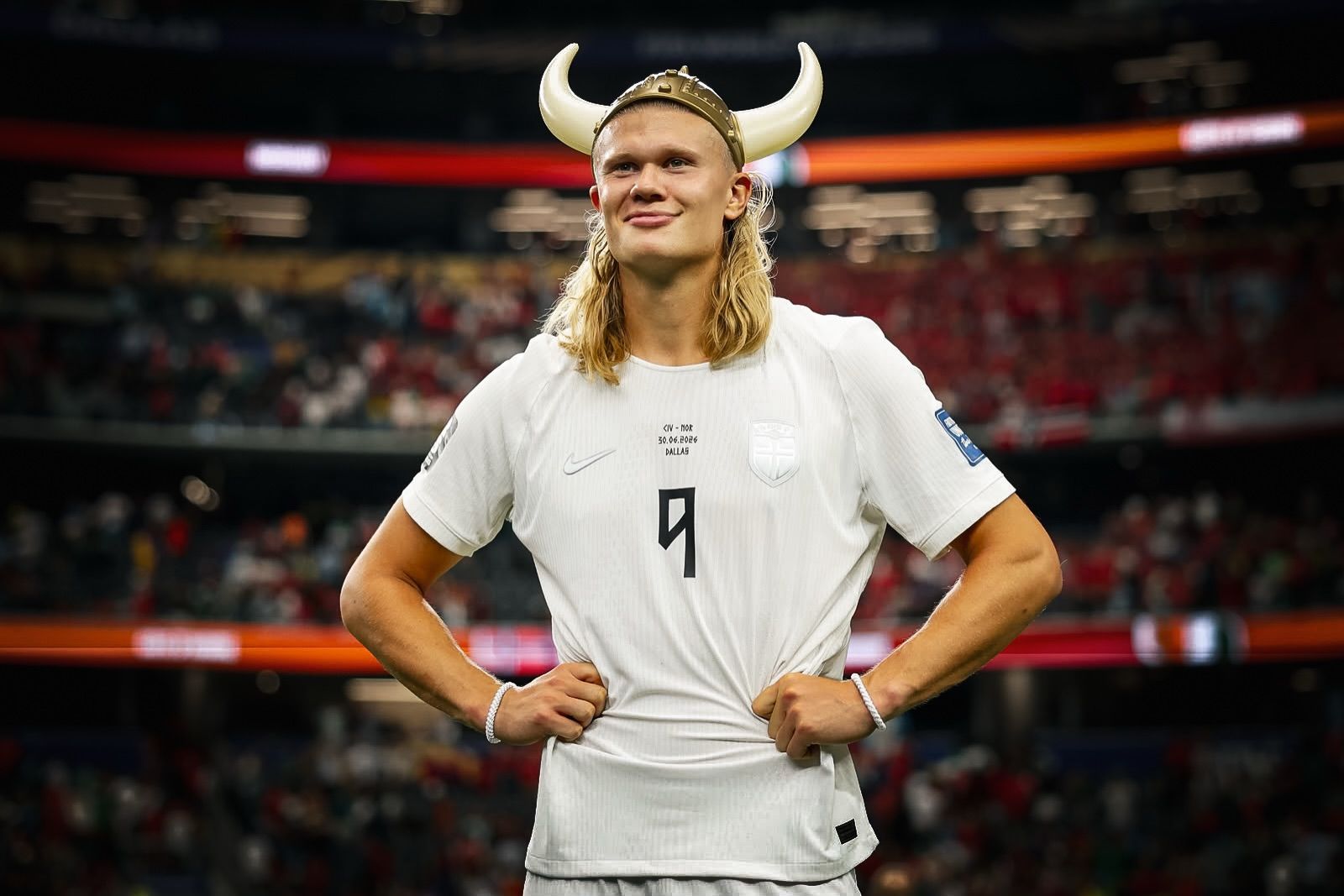 Do lado norueguês, a grande ameaça é Erling Haaland. | Foto: Redes Sociais