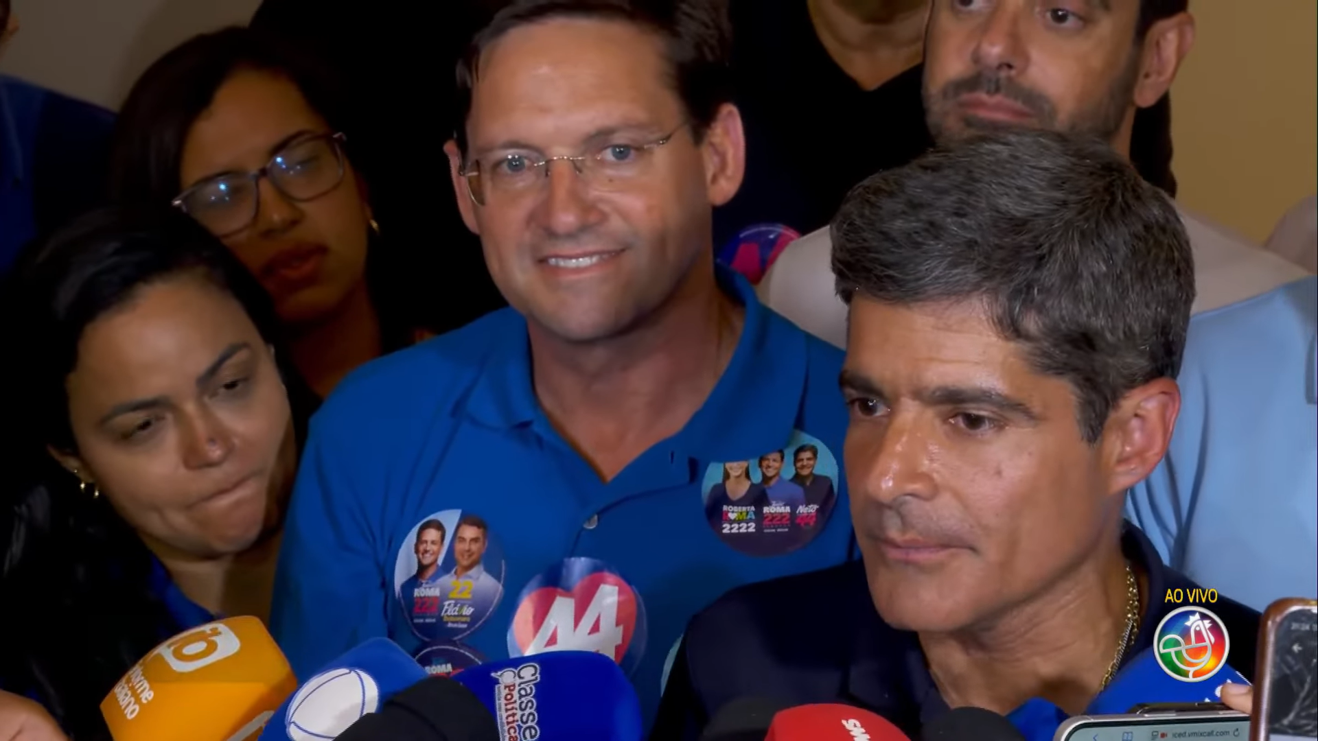 Derrotado na disputa pelo Governo da Bahia neste domingo (4), ACM Neto (Uni&atilde;o) criticou a campanha do governador reeleito, Jer&ocirc;nimo Rodrigues (PT). | Foto: Reprodu&ccedil;&atilde;o/TV Aratu