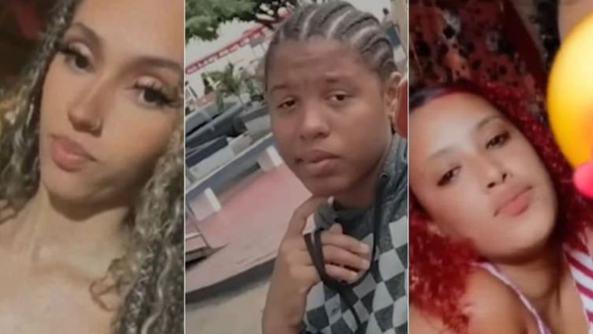 As jovens Letícia Araújo Rodrigues, de 22 anos, Carol Ferreira Rodrigues, de 21, e Rafaela Carvalho Silva, de 15, sumiram na última segunda-feira (6)