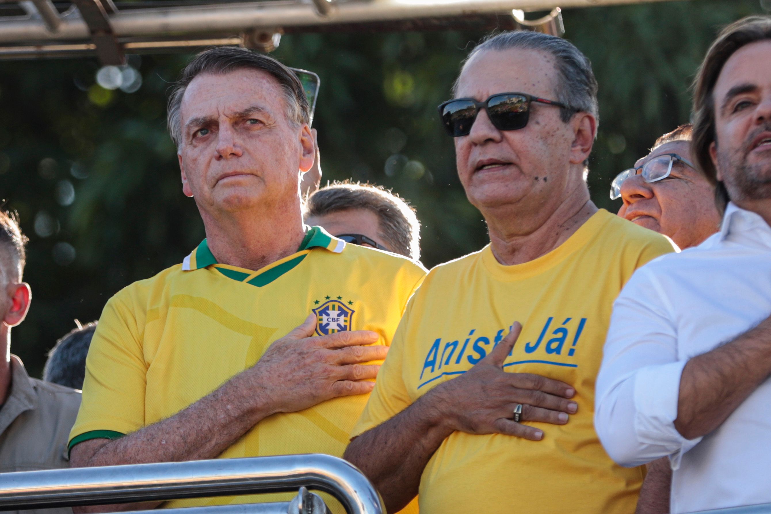 Bolsonaro e pastor Silas Malafaia em protesot contra STF | Foto: Joédson Alves/Agência Brasil