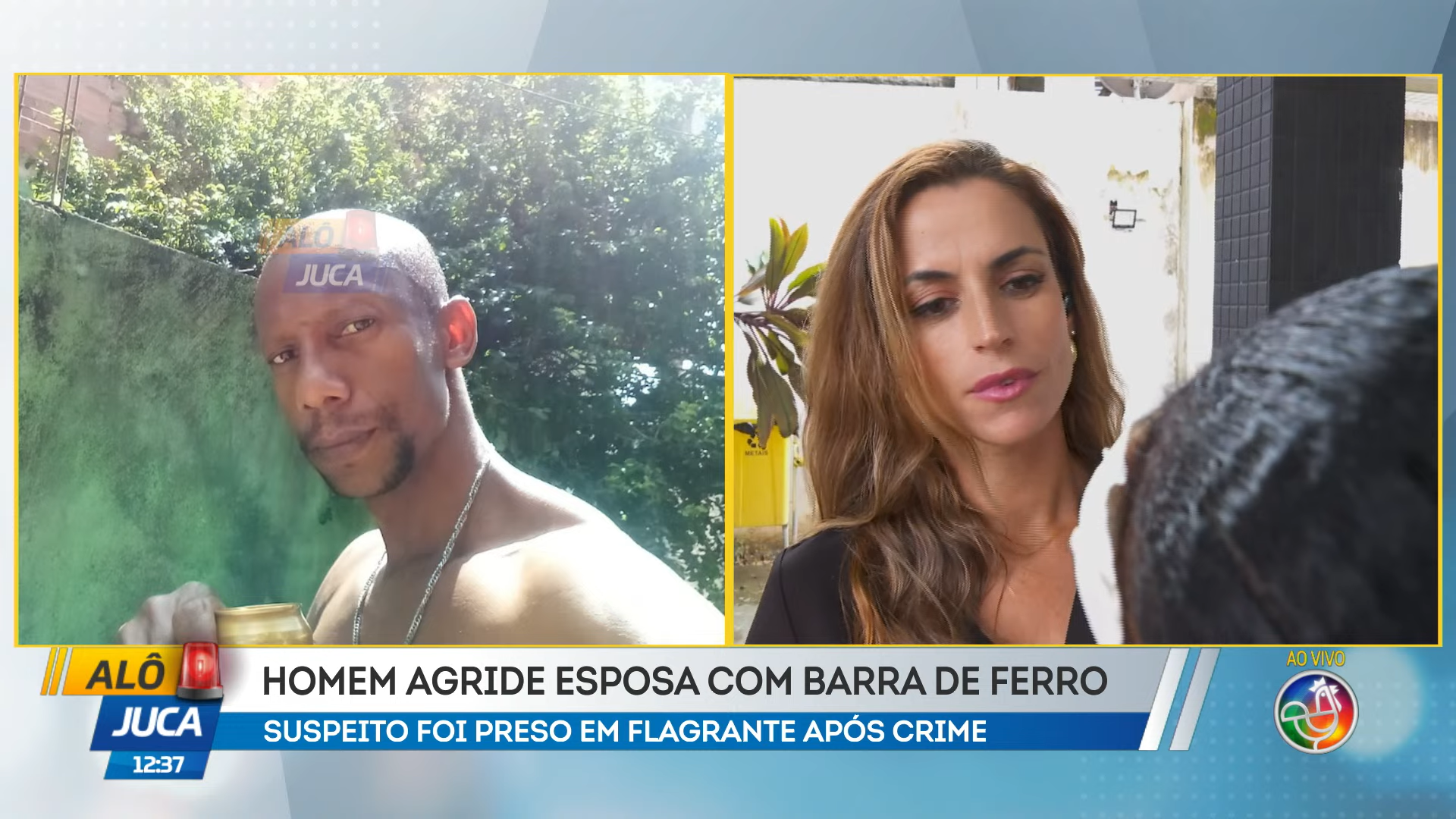 Uma mulher denunciou ter sido v&iacute;tima de agress&atilde;o por parte do companheiro, com quem mantinha um relacionamento h&aacute; cerca de tr&ecirc;s anos. | Foto: Reprodu&ccedil;&atilde;o/TV Aratu