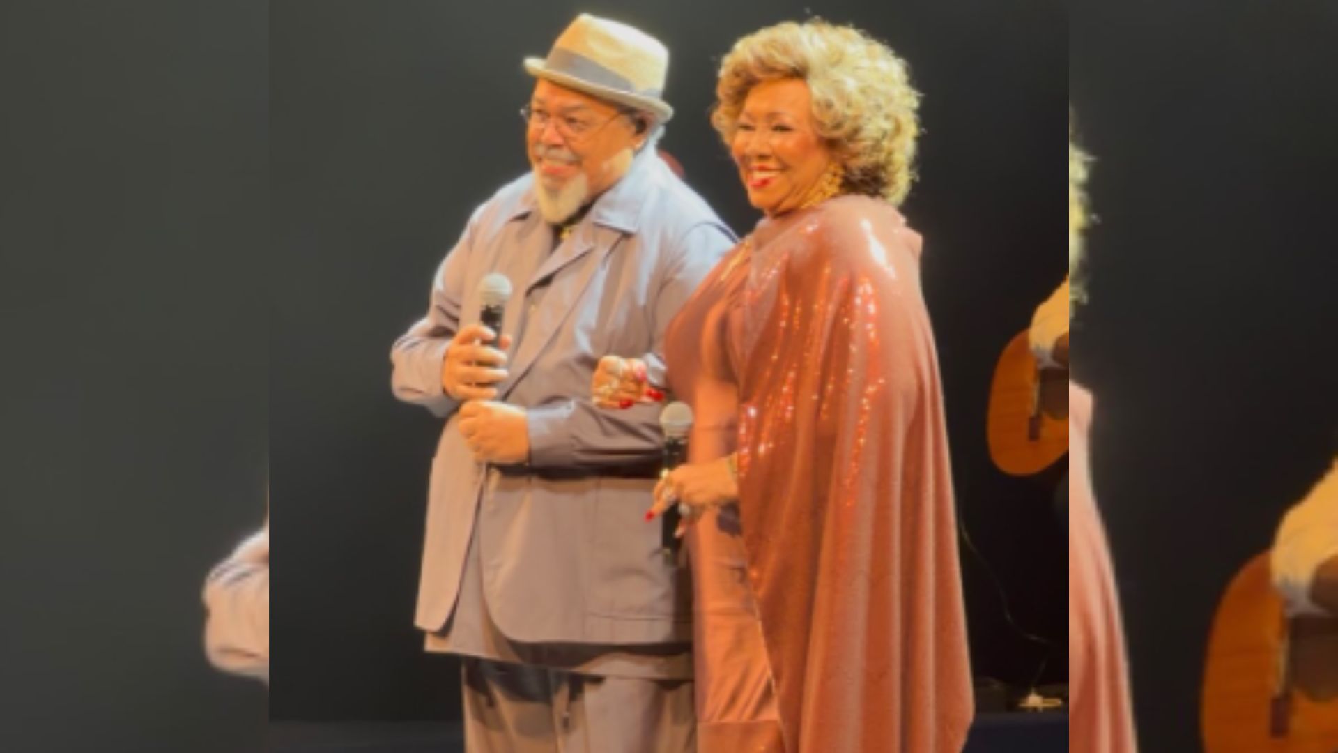 Jorge Aragão e Alcione cantaram Enredo do Meu Samba em show no Rio | Foto: reprodução/Instagram