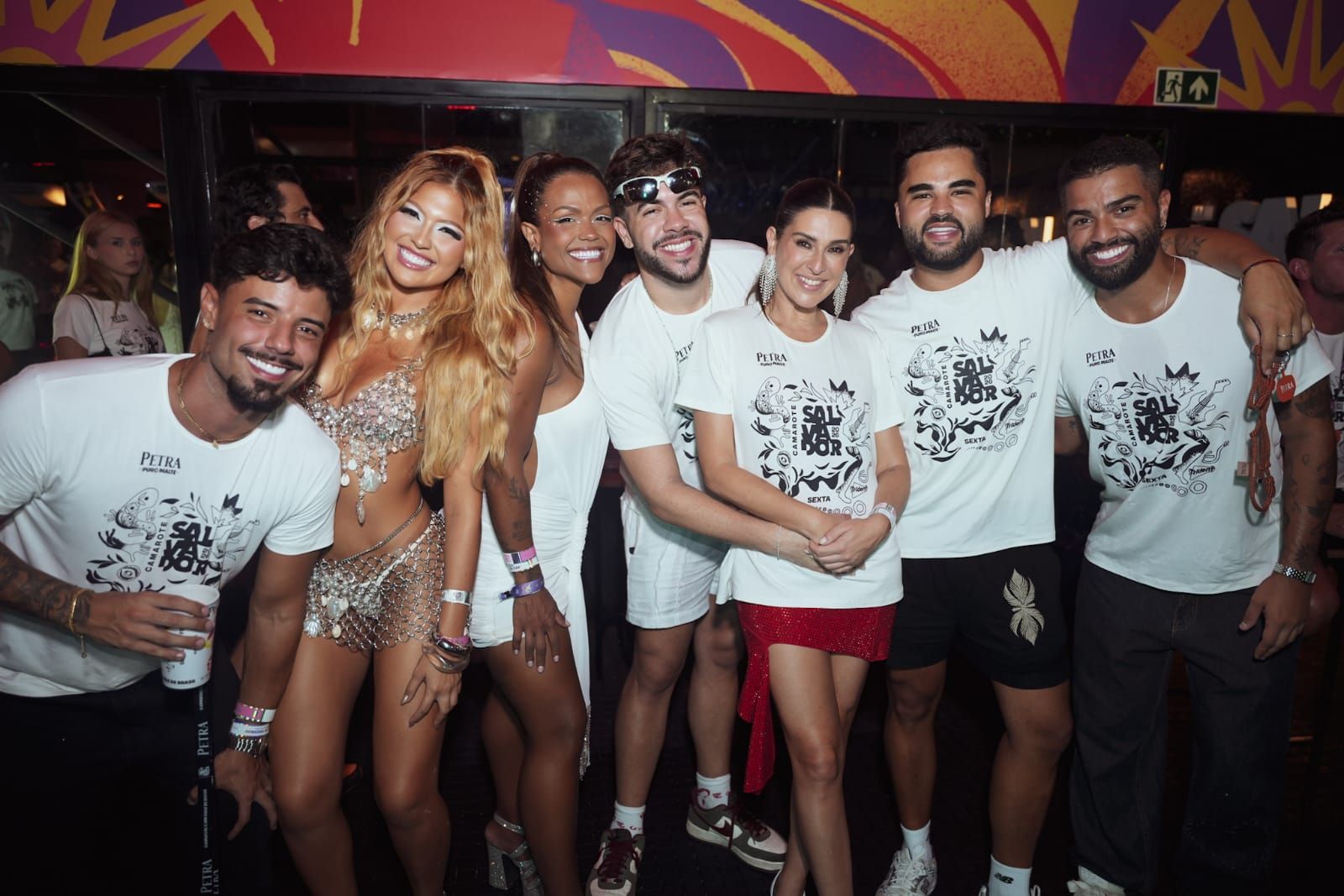 Neste sábado (14), diversas celebridades curtiram o Carnaval de Salvador. | Foto: Camarote Salvador/Divulgação