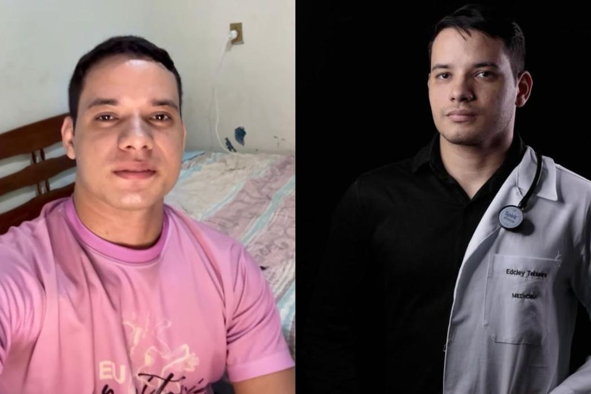 Edcley Teixeira é estudante de medicina da UFC. Foto: Reprodução