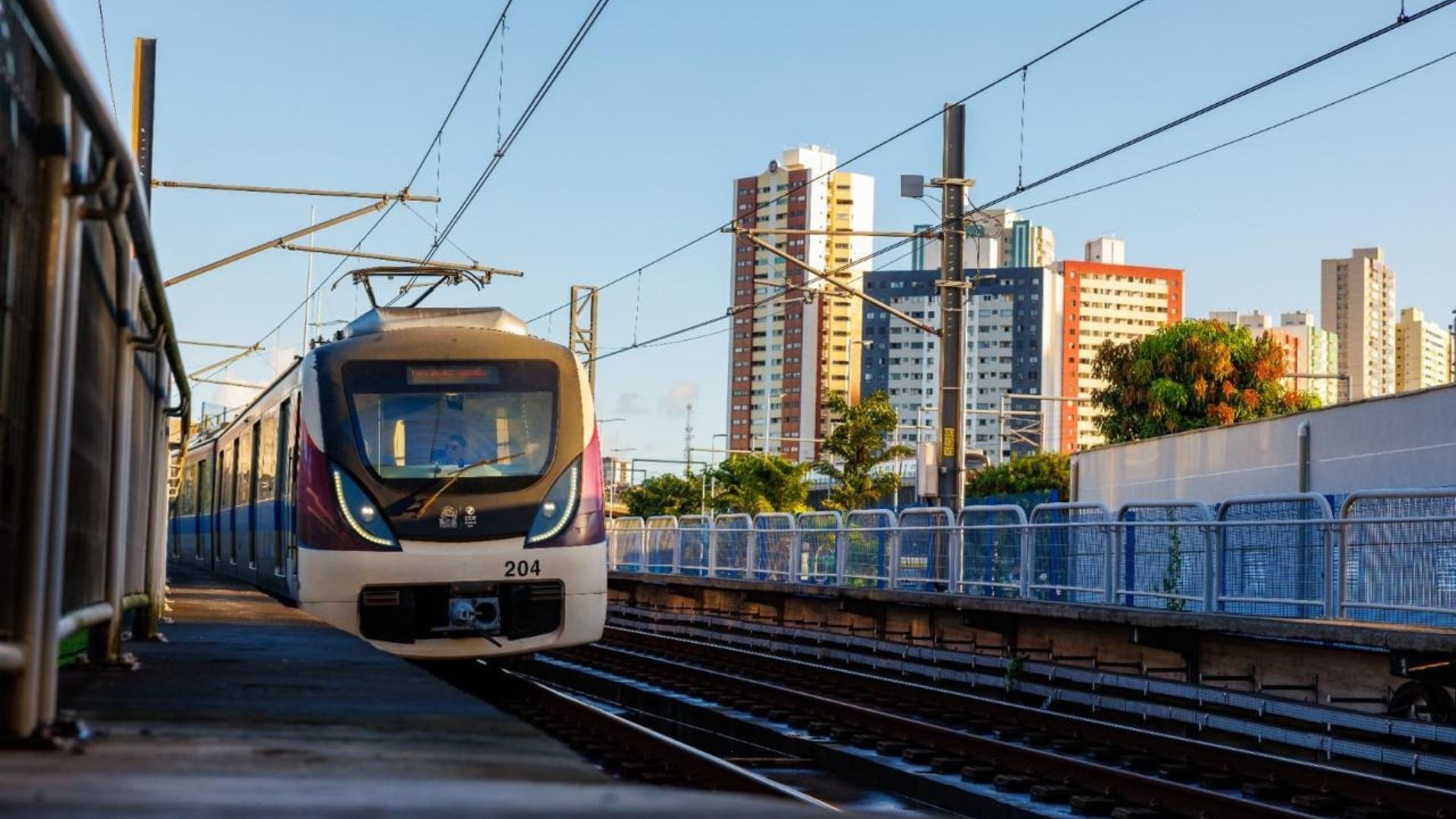 Funcionamento do metr&ocirc; no Natal. Foto: divulga&ccedil;&atilde;o
