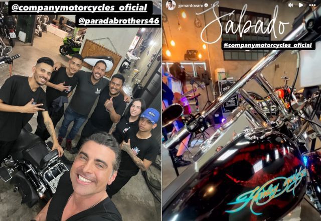 JP Mantovani estava em um encontro de motoqueiros na tarde de sábado (20). Foto: Reprodução/Redes sociais