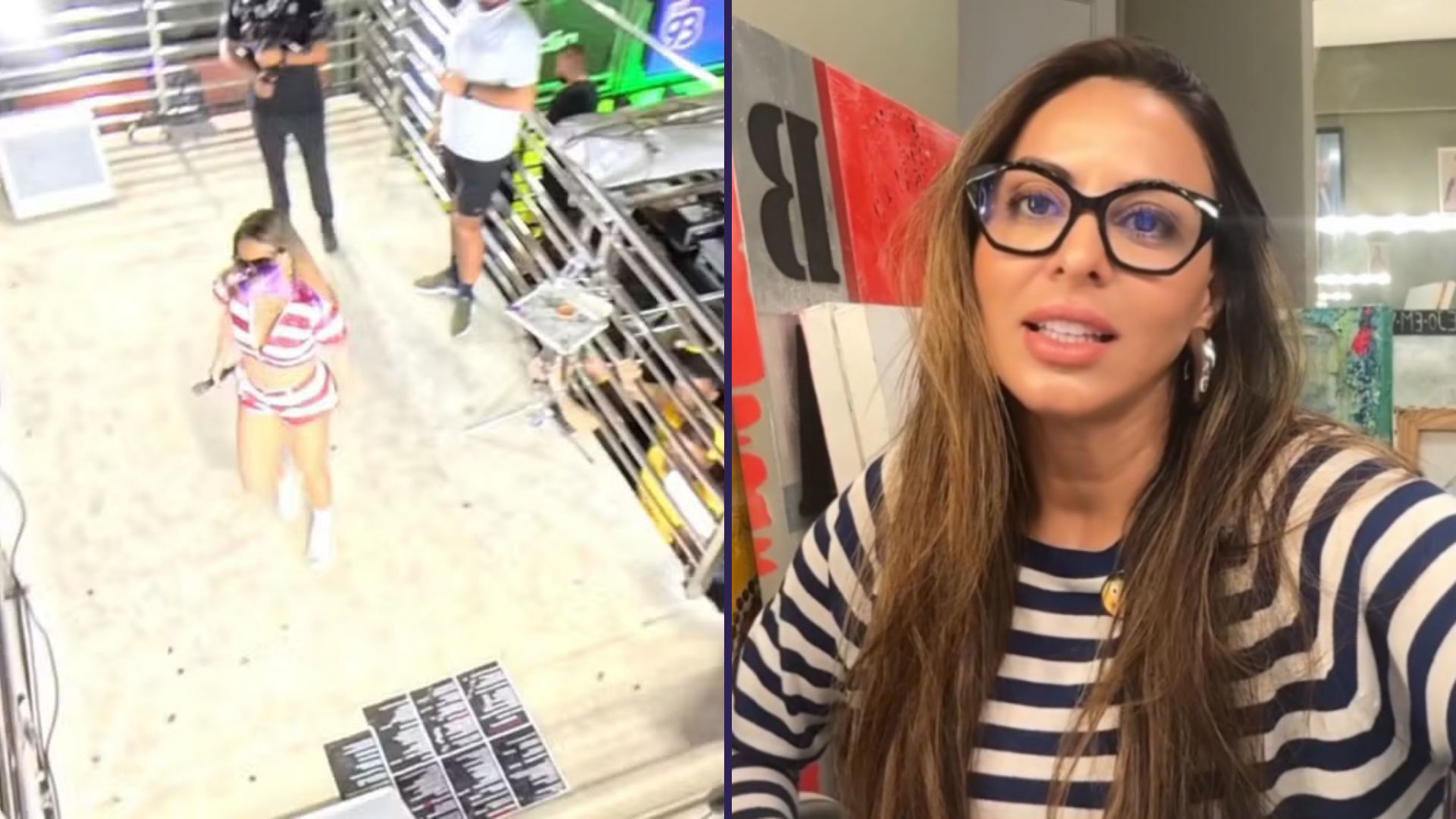 A cantora baiana Alinne Rosa foi atingida no rosto por um copo durante um show no Fortal, em Fortaleza. | Foto: Redes Sociais