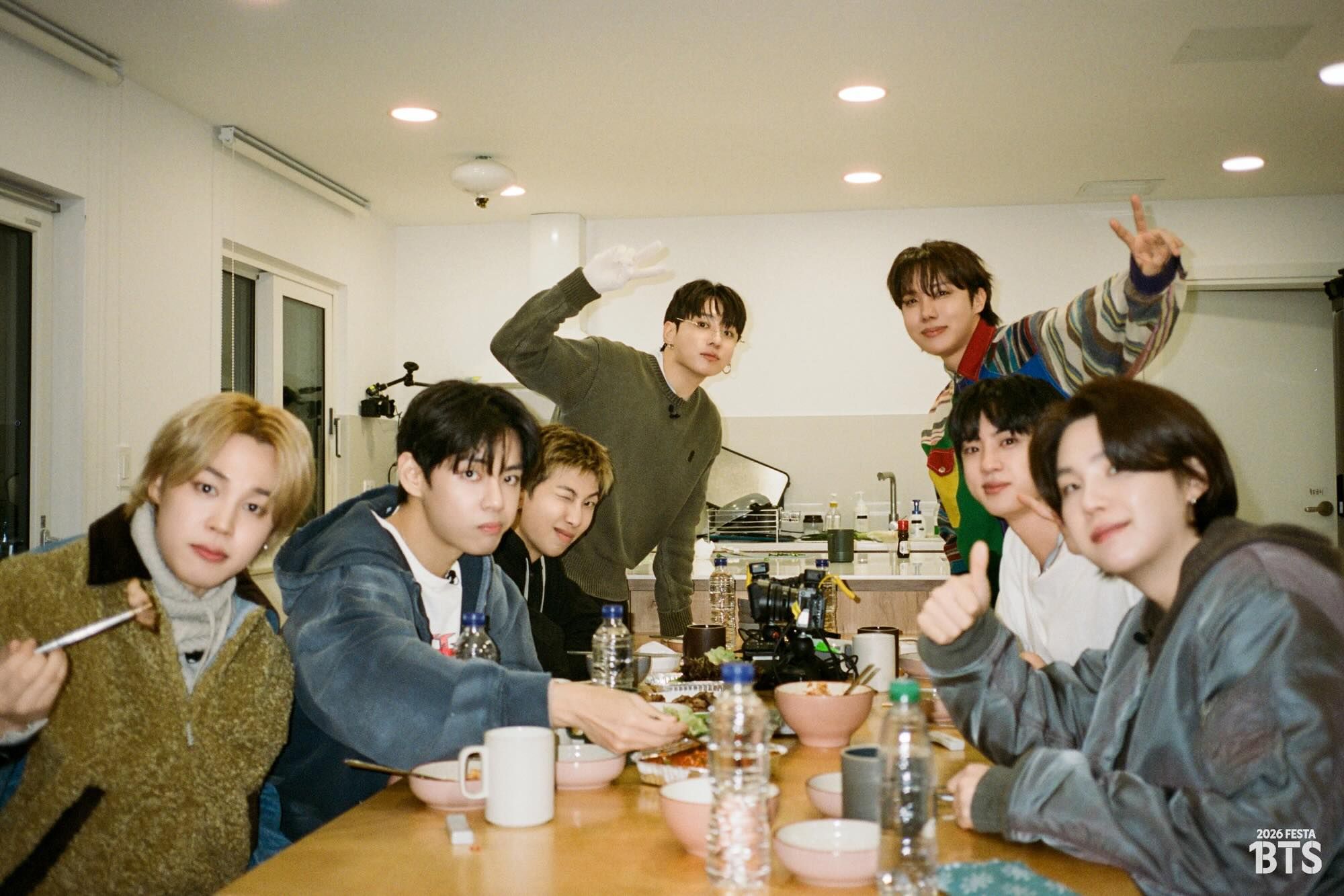 O BTS, que participou do show da final da Copa do Mundo de 2026, em julho deste ano, tamb&eacute;m agradeceu aos f&atilde;s. | Foto: Divulga&ccedil;&atilde;o/BTS