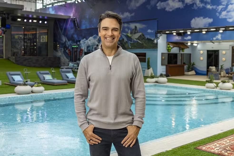 Tadeu Schmidt anunciou ao vivo uma dinâmica inédita no BBB 26, o Duelo de Risco. | Foto: TV Globo