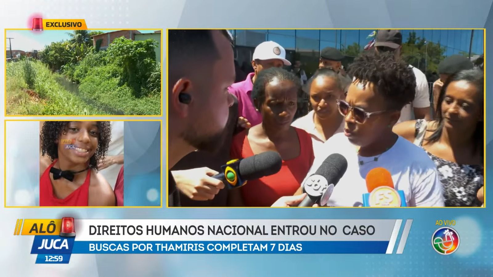 A Secretaria da Seguran&ccedil;a P&uacute;blica (SSP) da Bahia convidou familiares da adolescente Thamiris dos Santos Pereira, de 14 anos, para uma reuni&atilde;o. | Foto: Reprodu&ccedil;&atilde;o/TV Aratu