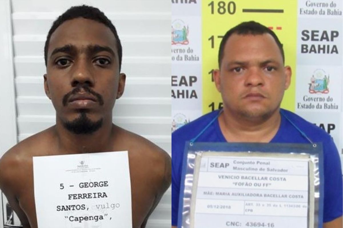  George Ferreira Santos, o &ldquo;Capenga&rdquo;; Ven&iacute;cio Bacelar Costa, o &ldquo;Fof&atilde;o&rdquo;. Foto: Reprodu&ccedil;&atilde;o