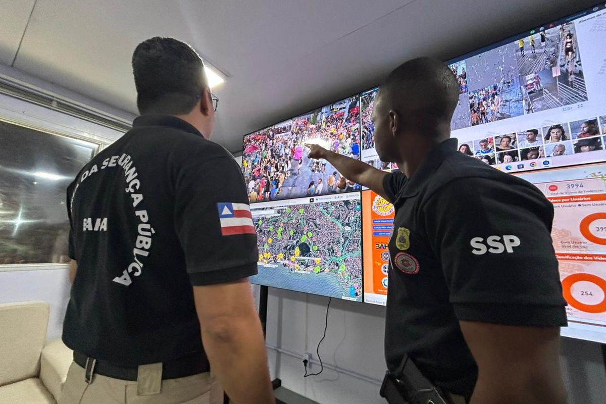  Turista desaparecido no Carnaval de Salvador &eacute; localizado por c&acirc;meras de reconhecimento facial. Foto: Divulga&ccedil;&atilde;o / SSP