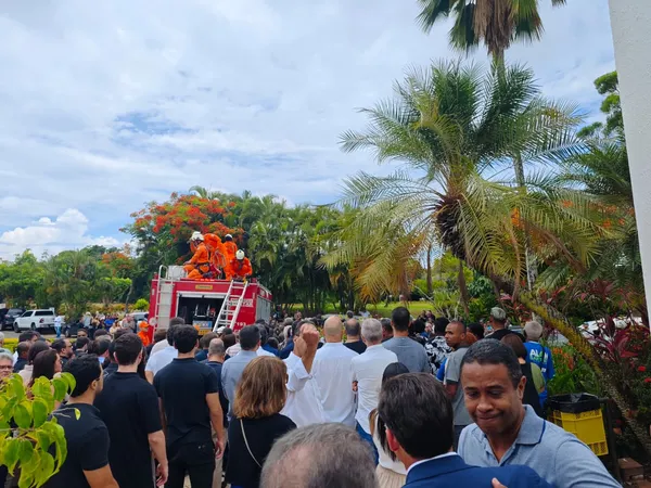 Sepultamento do deputado estadual alan sanches (União Brasil). Foto: Reprodução / Redes sociais