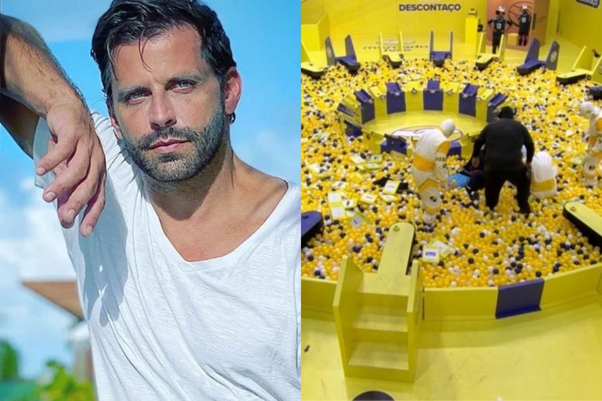 Henri Castelli foi encaminhado para um hospital ap&oacute;s sofrer convuls&atilde;o no BBB 26. Fotos: Reprodu&ccedil;&atilde;o / Instagram e TV Globo