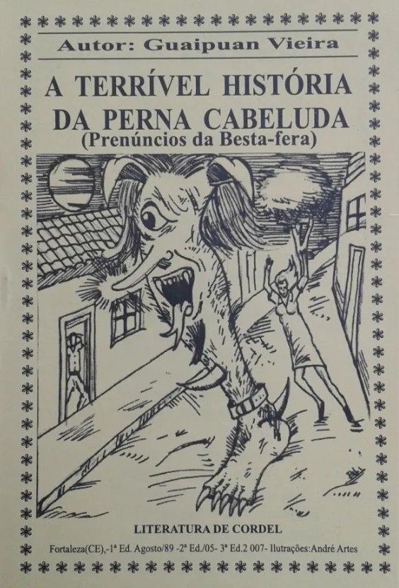 O Agente Secreto, estrelado por Wagner Moura, chegou aos cinemas revivendo uma antiga lenda urbana de Recife: a Perna Cabeluda. | Foto: Literatura de Cordel/André Artes