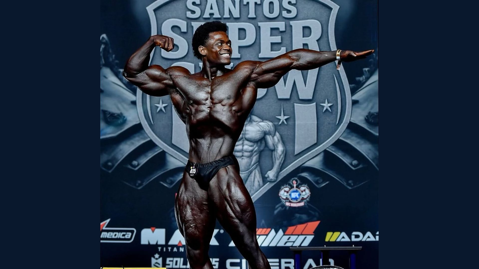 Rodrigo Pantera no campeonato Super Santos. Foto: Reprodução / Instagram @rodriigopantera