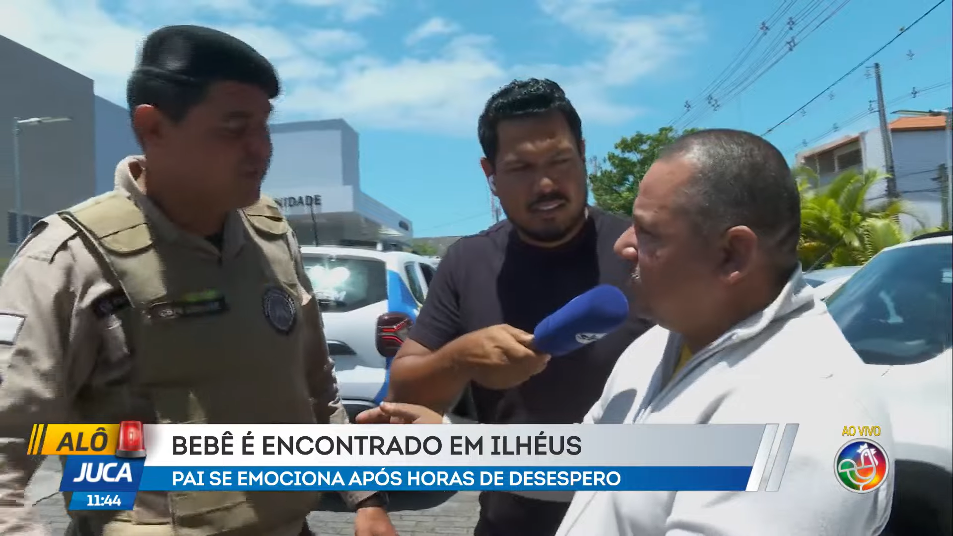 Ao perceber o sequestro, o pai entrou no próprio veículo e perseguiu o suspeito. | Foto: Reprodução/TV Aratu