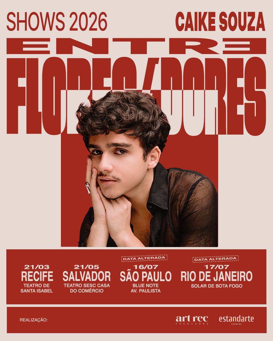 O show acontece no dia 21 de maio, às 20h, no Teatro SESC Casa do Comércio. | Foto: Divulgação