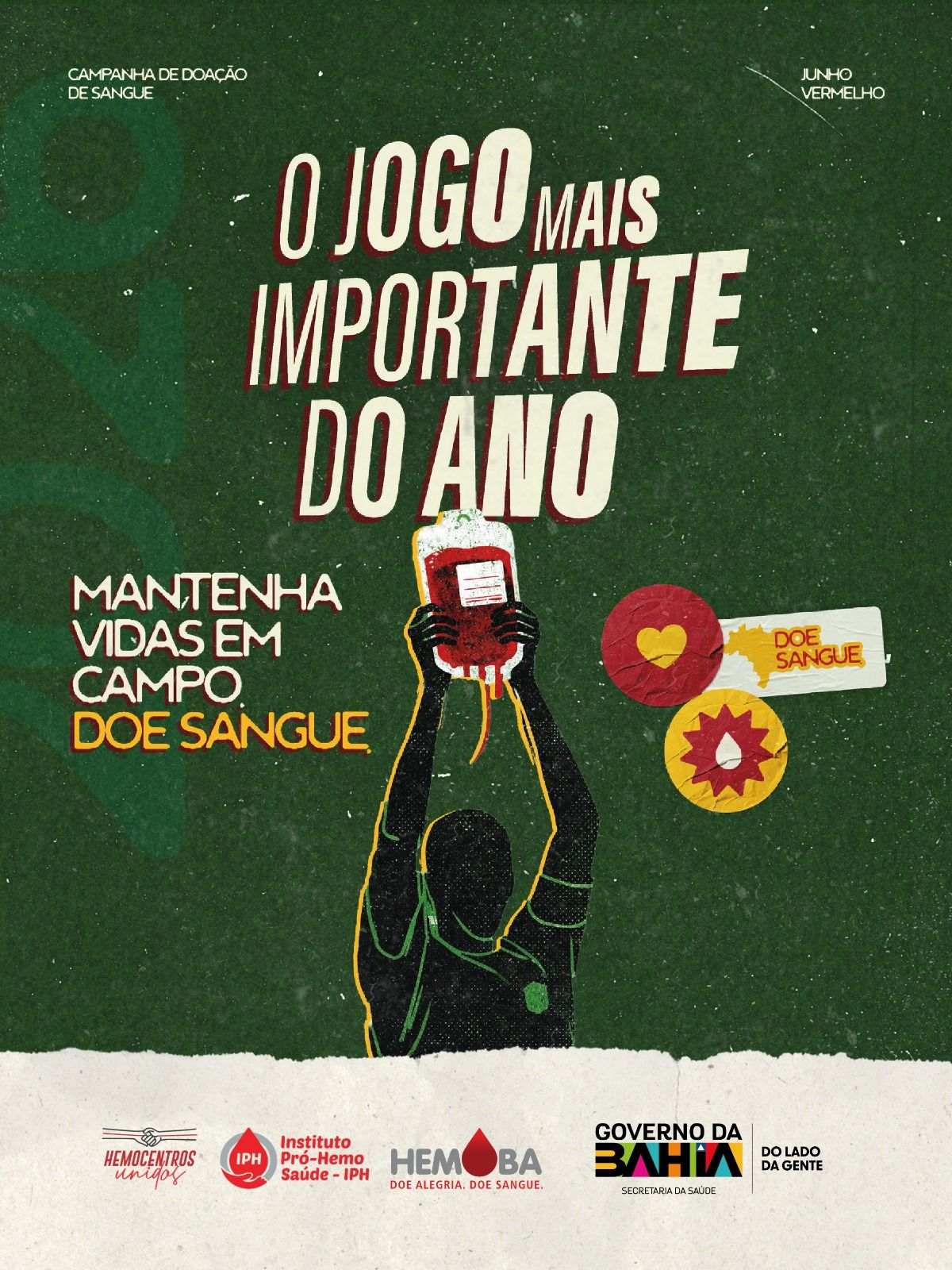 Historicamente, o mês de junho apresenta redução no número de doadores. | Foto: Hemoba