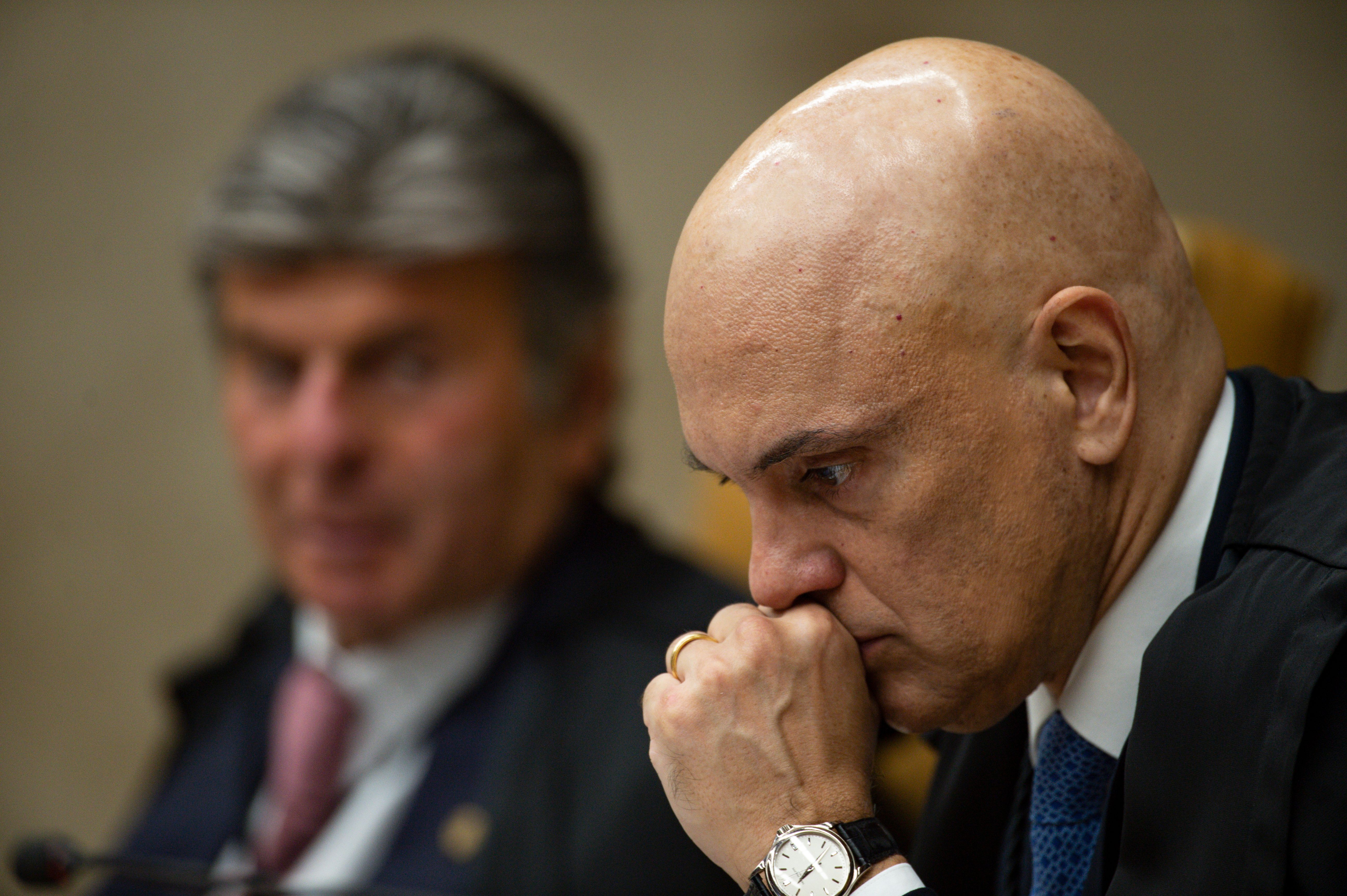 Moraes se tornou relator de processos contra Jair Bolsonaro, enquanto Fux passou a divergir publicamente de decisões do colega. | Foto: Marcelo Camargo/Agência Brasil