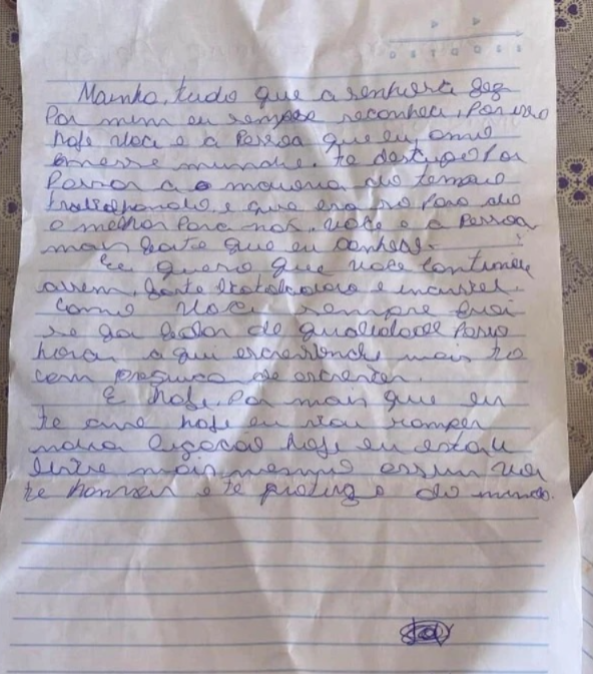 Antes de desaparecer, Elen Santos teria deixado uma carta para a m&atilde;e. | Foto: Redes Sociais