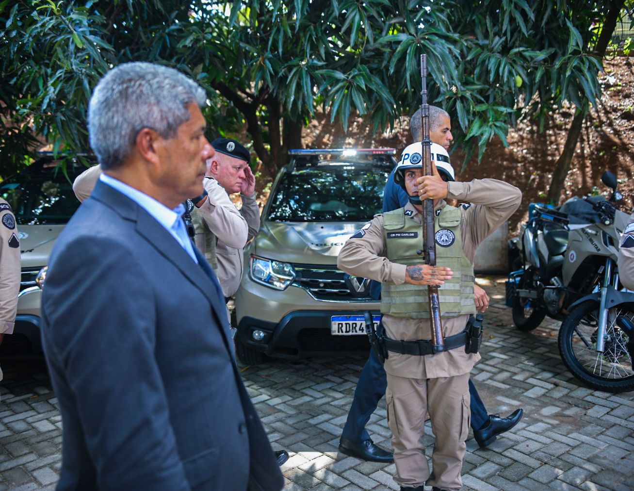 Caiado critica segurança pública do governo Jerônimo | Foto: Adriel Francisco/GOVBA