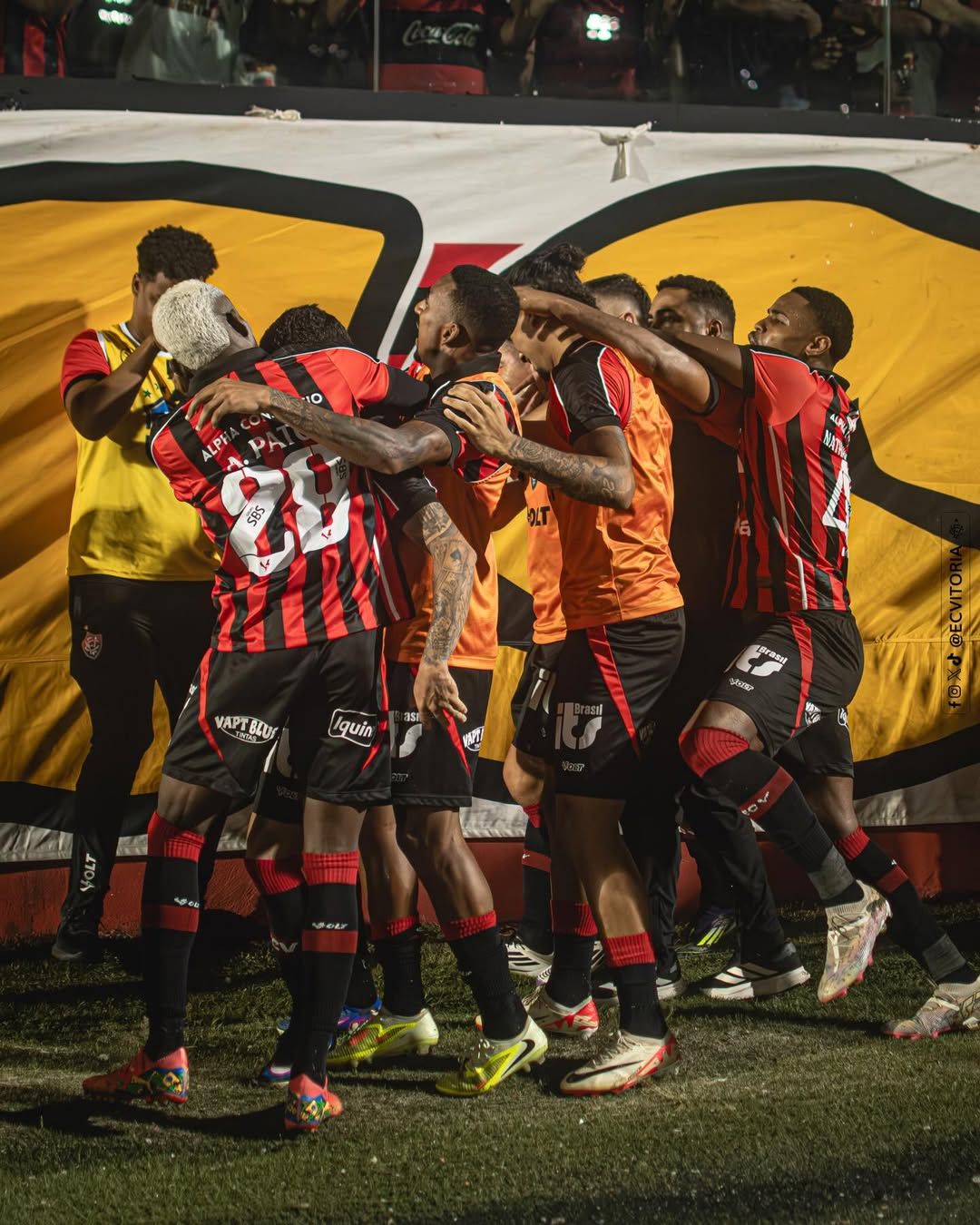 O Esporte Clube Vit&oacute;ria venceu o Clube de Regatas Brasil por 4 a 2 na tarde deste s&aacute;bado (28). | Foto: Victor Ferreira/EC Vit&oacute;ria/Ilustrativa