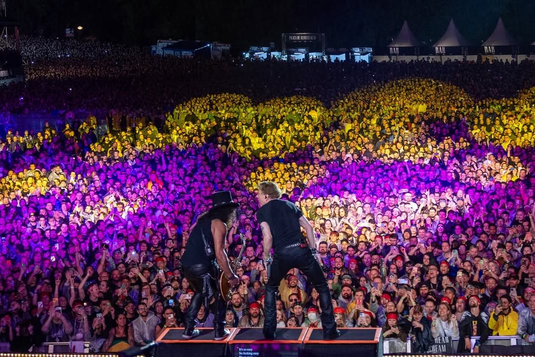 A r&aacute;dio Antena 1 Salvador est&aacute; sorteando ingressos para um show da banda Guns N' Roses, que acontece na Arena Fonte Nova. | Foto: Redes Sociais