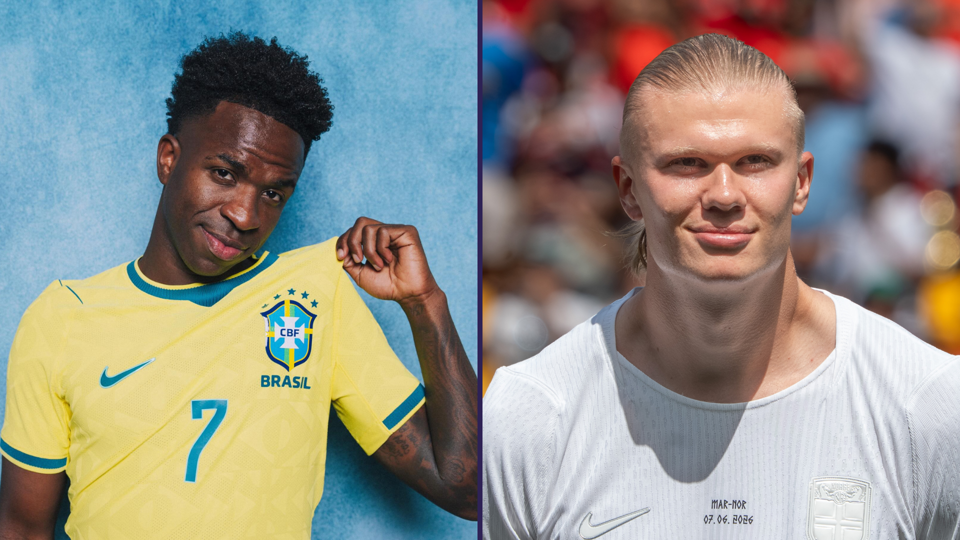 Brasil e Noruega se enfrentam neste domingo (5), às 17h, pelas oitavas de final da Copa do Mundo de 2026. | Foto: Redes Sociais