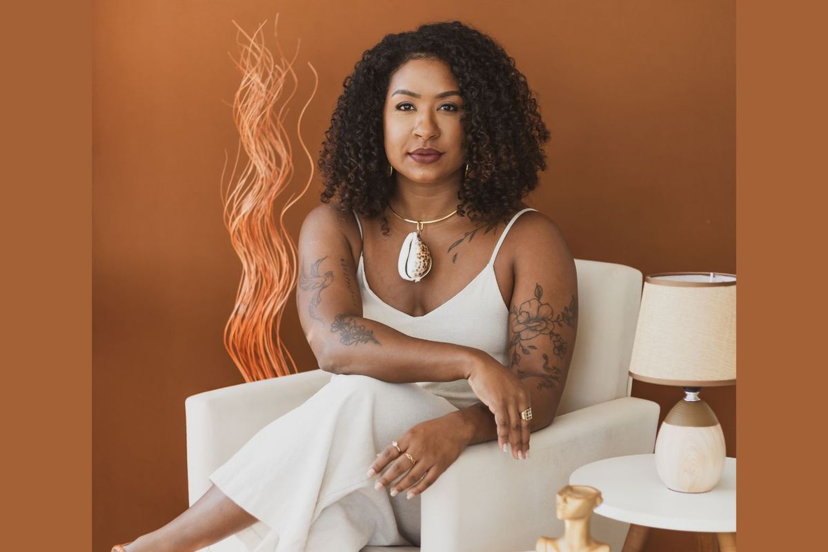 Biomédica esteta Jéssica Magalhães é especialista em procedimentos estéticos e cuidados com a pele negra. Foto: Salve Estúdio Criativo