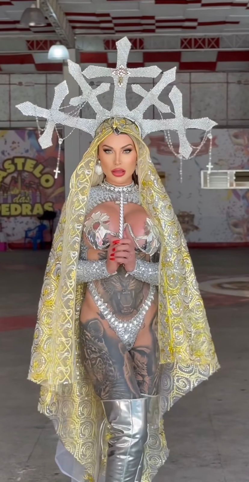 A influenciadora Andressa Urach voltou a gerar repercuss&atilde;o nas redes sociais ao ironizar as cr&iacute;ticas recebidas ap&oacute;s anunciar um v&iacute;deo &iacute;ntimo gravado com o filho. | Foto: Redes Sociais