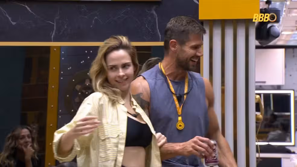 Em entrevista ao Gshow, o empres&aacute;rio comentou os momentos de flerte com a jornalista durante o programa. | Foto: Gshow