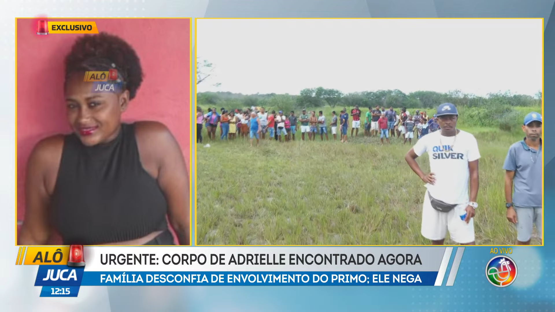 O corpo de Adriele Silva, de 20 anos, foi encontrado nesta sexta-feira (1&ordm;) em avan&ccedil;ado estado de decomposi&ccedil;&atilde;o. | Foto: Reprodu&ccedil;&atilde;o/TV Aratu