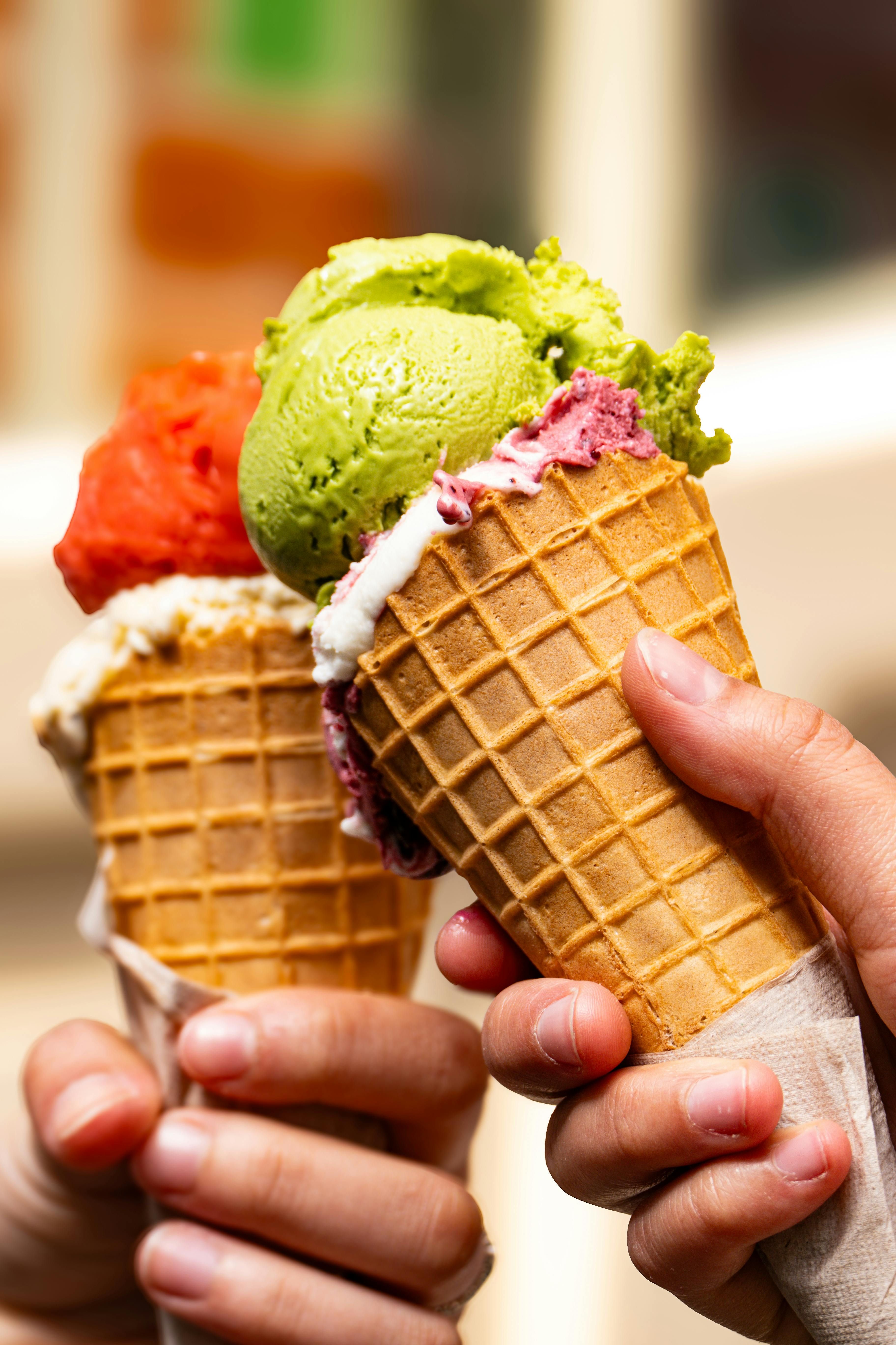 O gelato é mais concentrado, menos doce e com gosto mais pronunciado do ingrediente principal. | Foto: Ilustrativa/Pexels