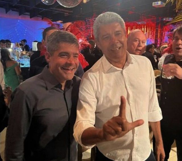 ACM Neto e Jerônimo Rodrigues durante corrida eleitoral em 2022 | Foto: redes sociais
