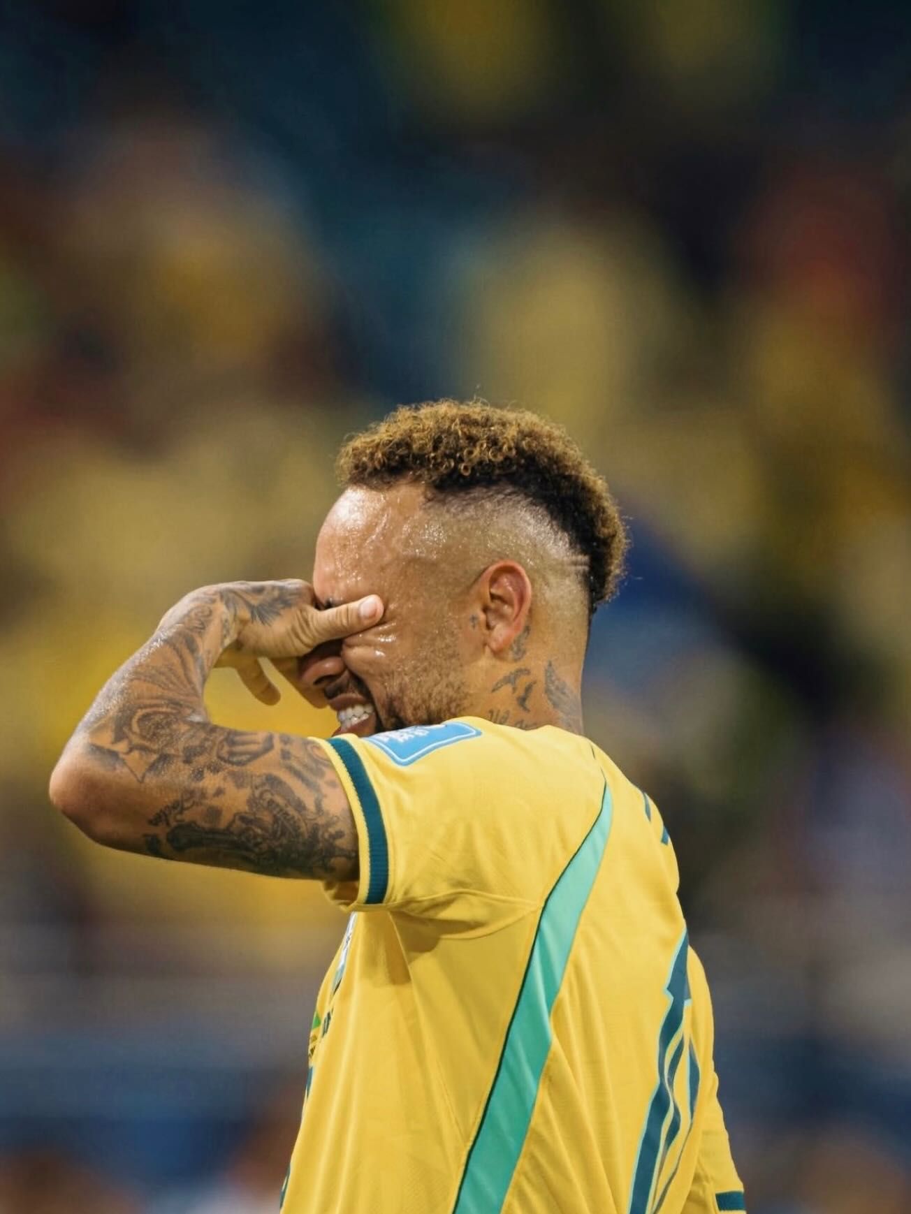 Até o momento, Neymar participou de apenas um dos quatro jogos do Brasil no Mundial. | Foto: Redes Sociais
