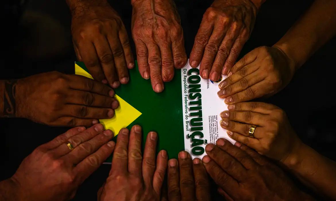 Estado democrático de direito assegura direitos sociais, políticos, individuais e coletivos. Foto: Joédson Alves / Agência Brasil