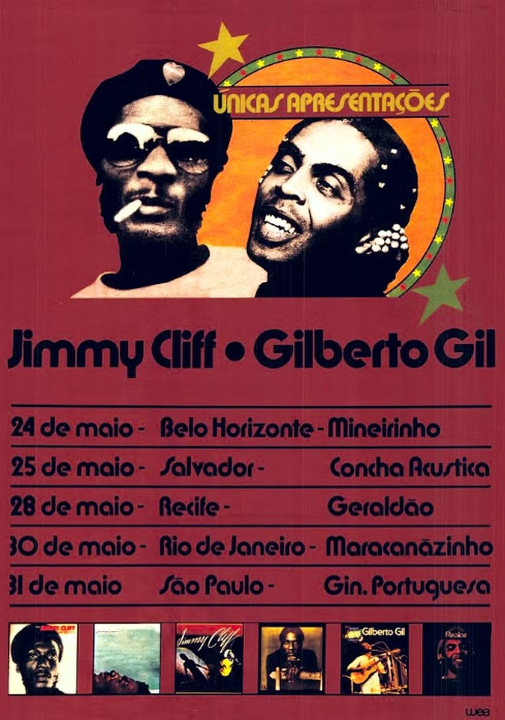 A proximidade do músico com o estado se intensificou nos anos 1980, durante uma turnê com Gilberto Gil. | Foto: Divulgação
