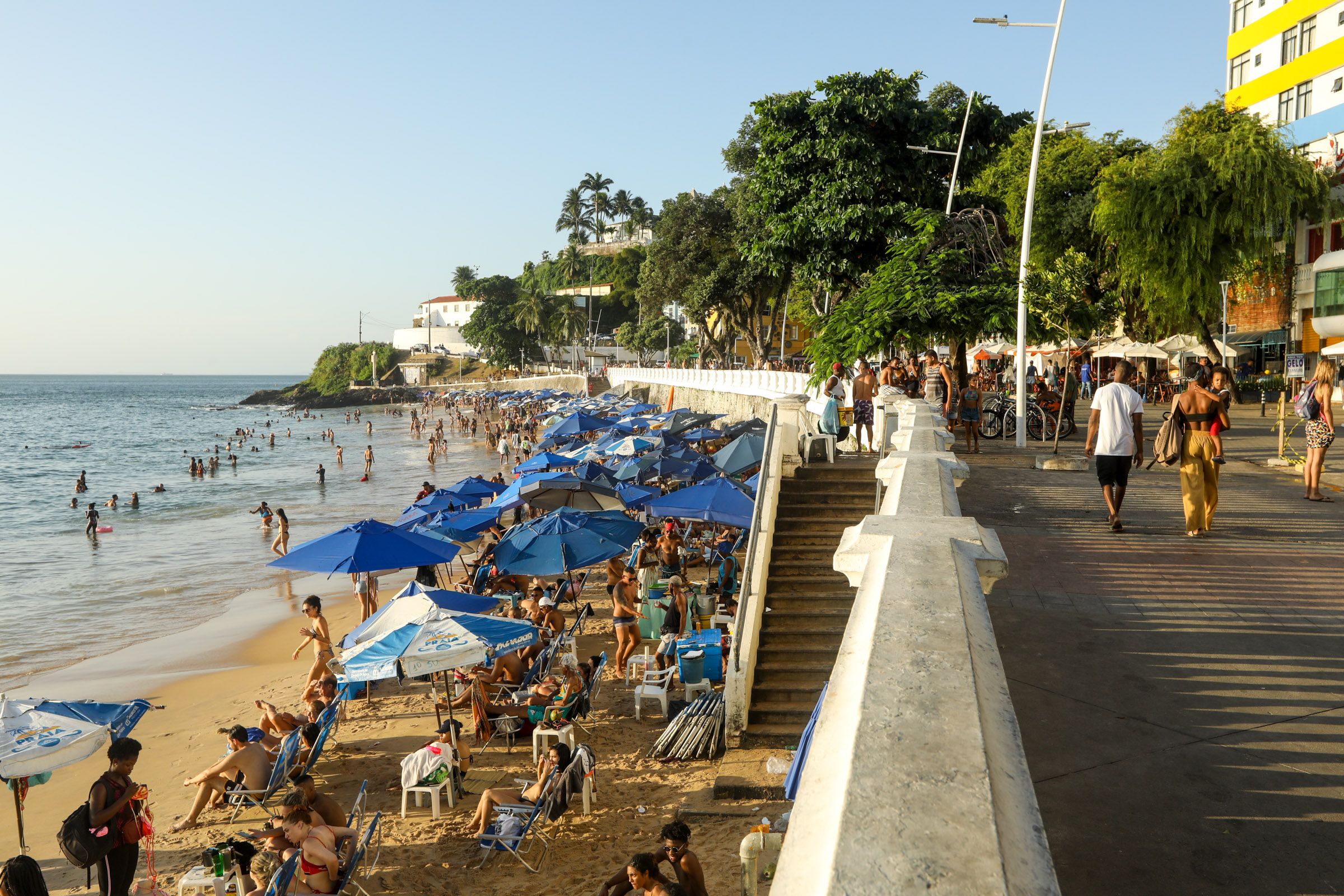 Parte das vias de acesso &agrave; regi&atilde;o e &agrave; praia tamb&eacute;m ser&aacute; isolada pela Transalvador durante a atividade. | Foto: Guia Melhores Destinos