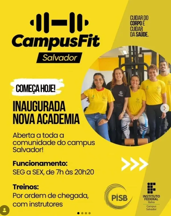 A iniciativa oferece treinos com acompanhamento de instrutores e suporte do aplicativo MFit Personal. | Foto: Divulga&ccedil;&atilde;o