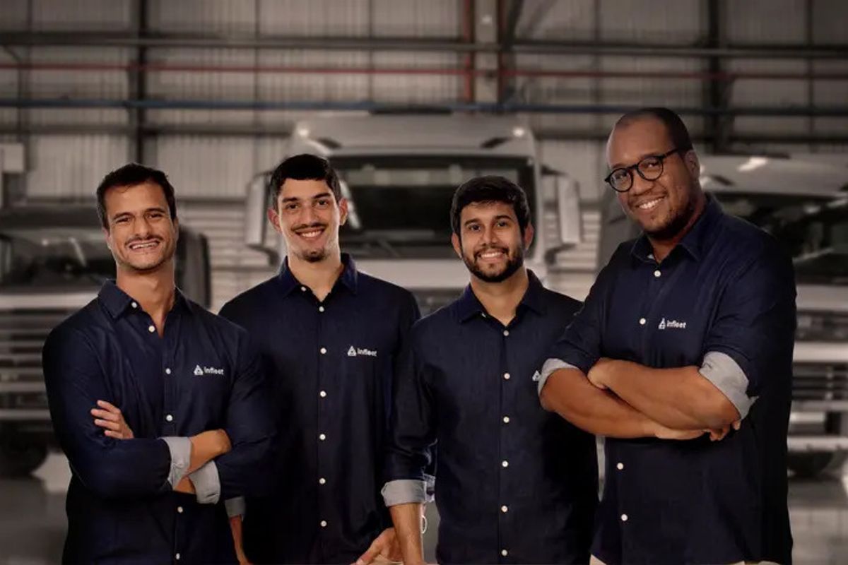 Fundadores da Infleet se conheceram na Universidade federal da Bahia. Foto: Divulgação / Infleet