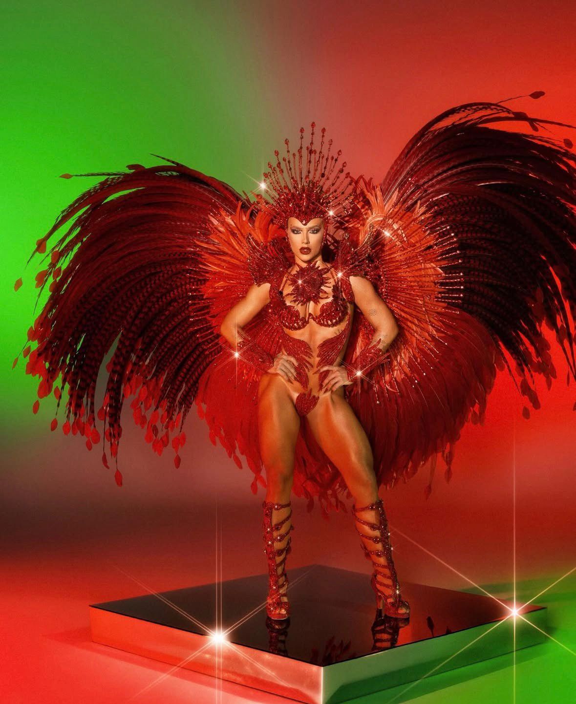 Antes do desfile, Virginia comentou a expectativa nas redes sociais. | Foto: Redes Sociais