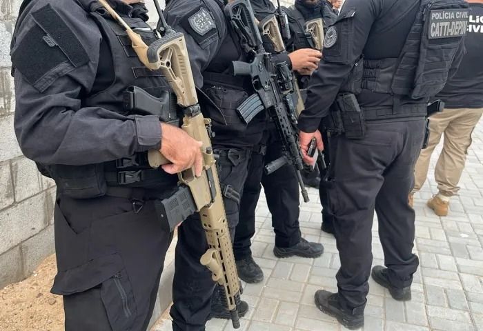 A a&ccedil;&atilde;o da Pol&iacute;cia Civil mira organiza&ccedil;&otilde;es criminosas investigadas por homic&iacute;dios em Juazeiro. | Foto: SSP-BA