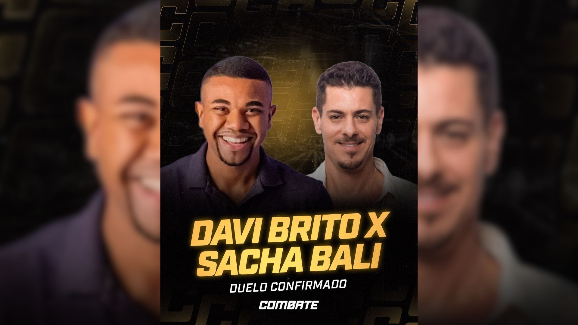 Davi Brito x Sacha Bali será relizado em 1º de novembro | Foto: redes sociais