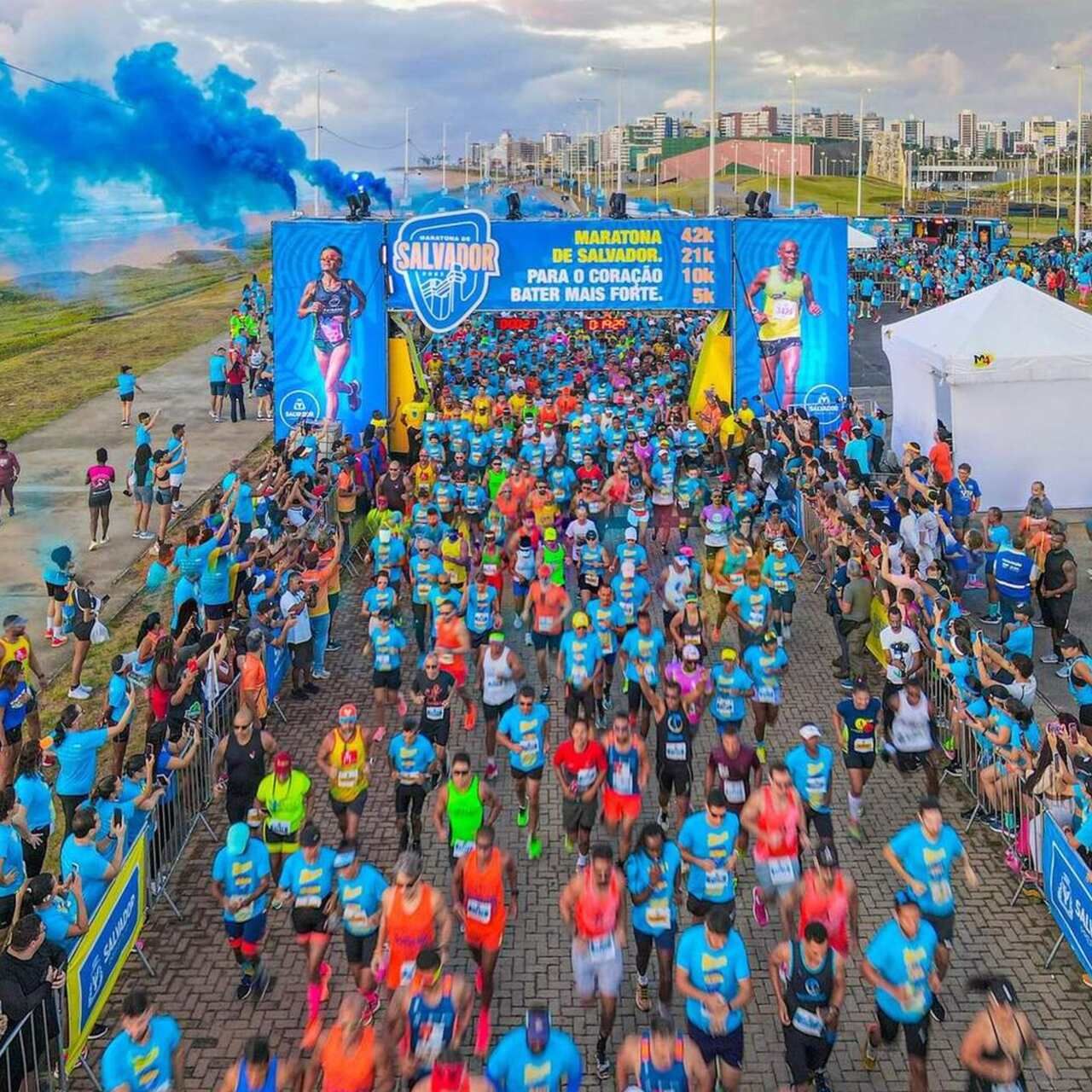 A Maratona Salvador 2026 come&ccedil;a neste s&aacute;bado (26) e segue at&eacute; domingo (27). | Foto: Divulga&ccedil;&atilde;o