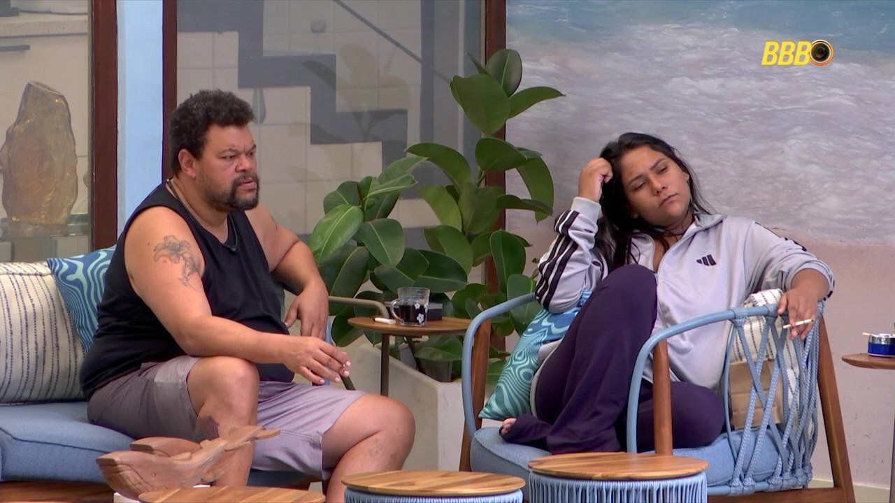Babu Santana virou alvo de pol&ecirc;mica ap&oacute;s ser acusado por internautas de cometer ass&eacute;dio contra Chaiany no BBB 26. | Foto: Gshow