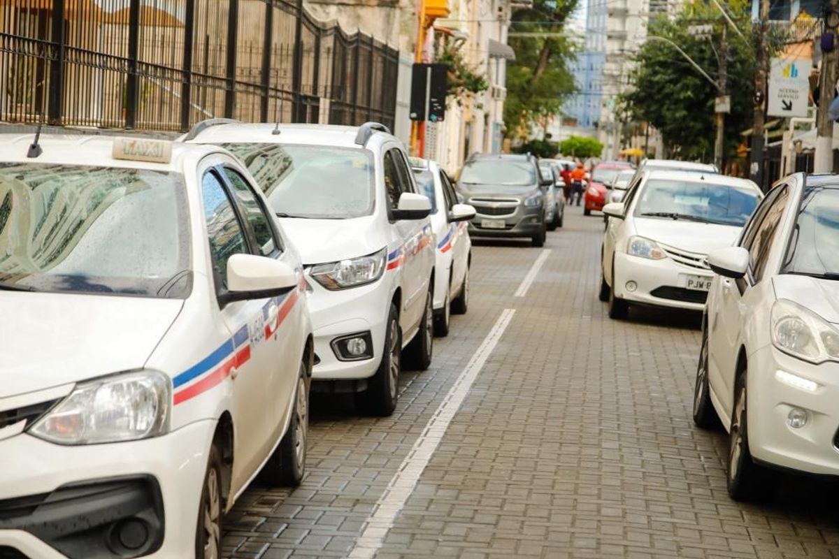 Agendamento para vistoria anual de taxis deve ser feito pela internet. Foto: Lucas Moura / SECOM PMS