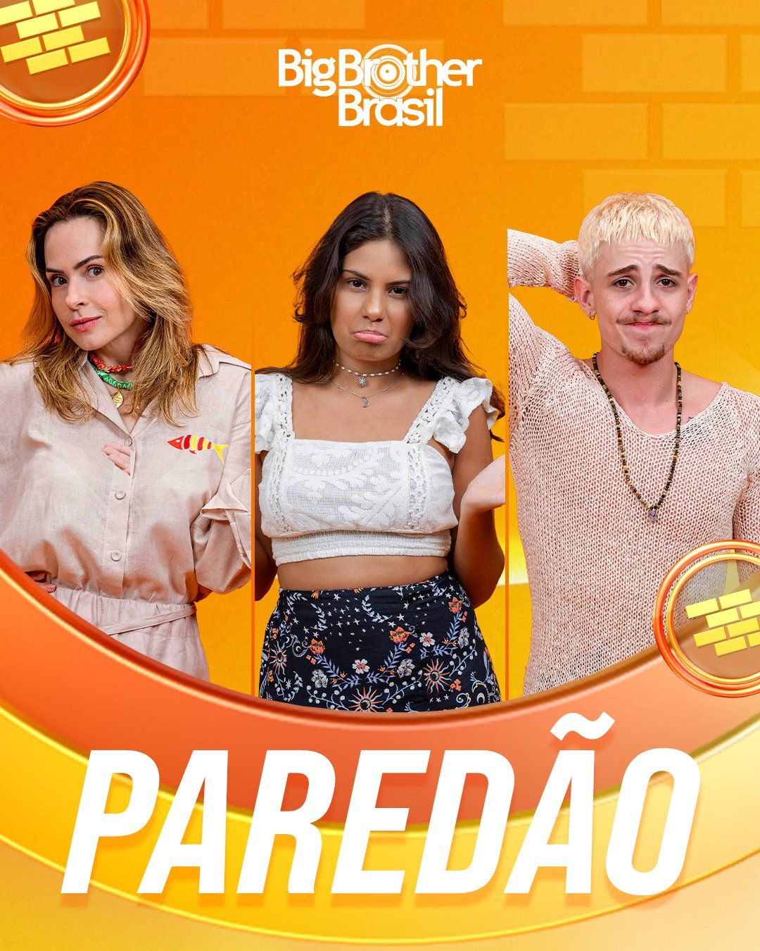 Hoje, um dos participantes se despede do reality e da disputa pelo pr&ecirc;mio milion&aacute;rio. | Foto: Gshow