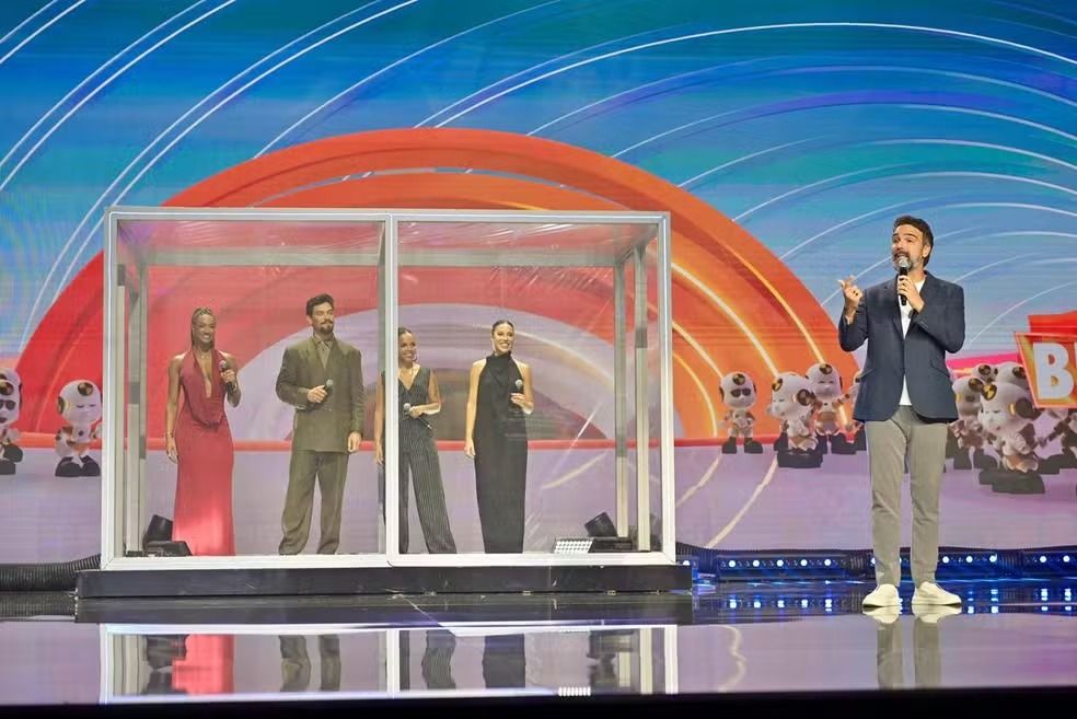 No BBB 26, todos os participantes do grupo Pipoca sairão das Casas de Vidro e serão definidos por votação popular. | Foto: Redes Sociais